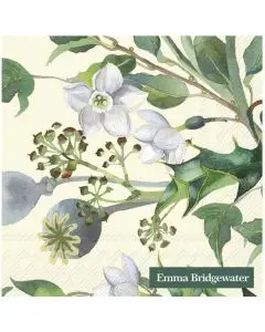 IHR Kaffeserviet 3-lags 20stk - Winter Flowers Cream