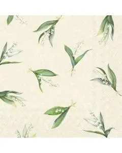 IHR Frokostserviet 3-lags 20stk - Alecia Cream