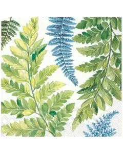 IHR 3-lags Frokostserviet 33x33cm 20stk - Arwea White Blue