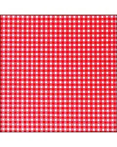 Bækkelund serviet 33x33 - 20 stk - Pepita tern rød