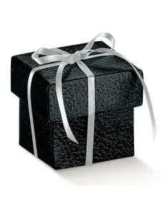 Bianco Æske 5x5 cm - Sort