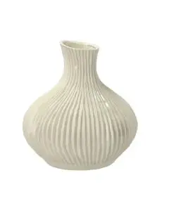 Villa Collection Eik Vase 27x28cm Creme