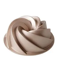 Blomsterbergs Swirl Bundt-kageform 24x9cm Rose gold