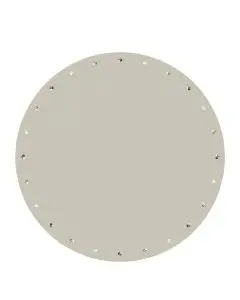 Södahl Christmas Hearts Embroidery Juletræstæppe - Ø110cm