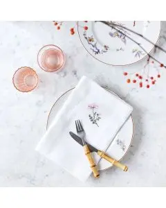 Langkilde & Søn Stofserviet Flora m. vild gulerod