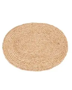 Dækkeserviet Bombay Jute Natur Oval