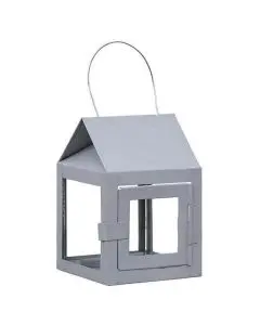 A2 Living Lanterne Galvaniseret 8x12cm - Grå