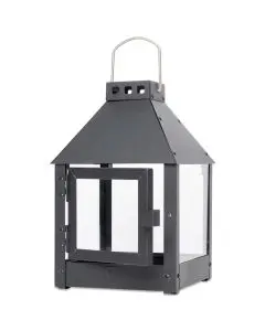 A2 Living Lanterne Mini Quadro 17x27,5cm - Galvaniseret Sort