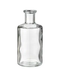 Ib Laursen Vase Anna m/hals - Klart Glas - ø6xh13cm