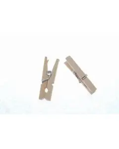 Klemme i træ - natur 25mm