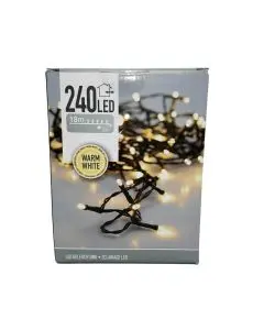LED Lyskæde 18m 240 lys - Varm hvid