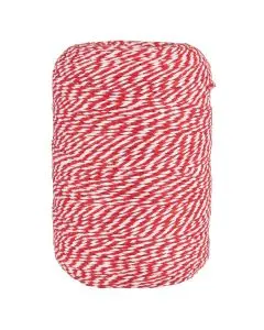 Dokumentgarn rød/hvid 400m