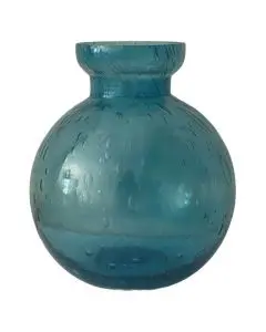 Vase Genbrugsglas - Blå