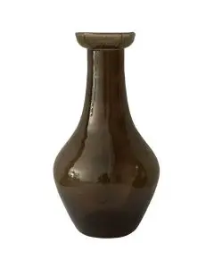 Vase Genbrugsglas - Røgfarvet