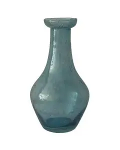 Vase Genbrugsglas - Lyseblå
