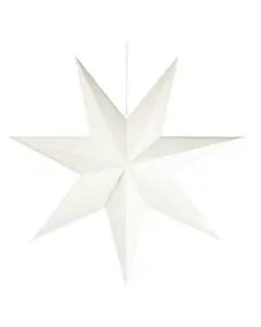 Stjerne t/ophæng Hvid Stella Ø:90cm