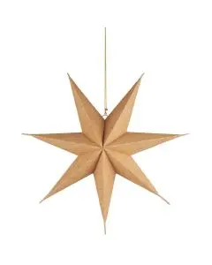 Stjerne t/ophæng natur jute Ø:60cm