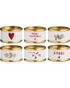 Servietring - My Nostalgic Christmas - Assorterede