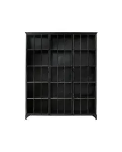 Nordal Downtown Vitrineskab 150x180cm - Sort