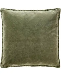 Pudebetræk velour 50x50cm olive
