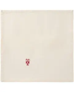 Ib Laursen Stofserviet Atlantis m/hummer - Butter cream