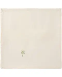 Ib Laursen Stofserviet Flora m/firkløver butter cream