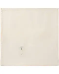 Ib Laursen Stofserviet Flora m/hvid skærmblomst butter cream