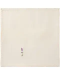 Ib Laursen Stofserviet Flora m/lavendel butter cream