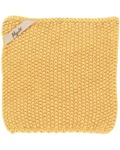 Grydelap Mynte Strikket - Wheat Straw