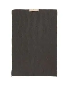 Håndklæde Mynte Strikket - Thunder Grey