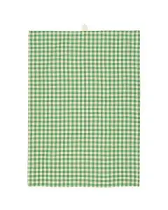 Viskestykke Anders grøn m/naturfarvede små tern