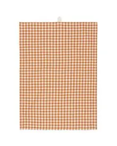 Viskestykke Rasmus rustikbrun m/naturfarvede små tern