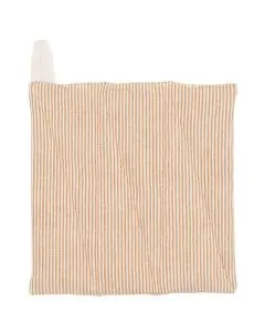 Grydelap Matilde m/rustikbrune tynde striber