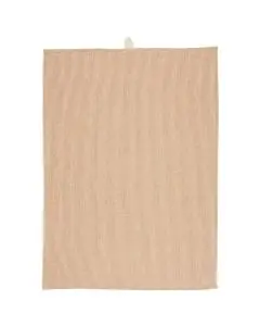 Viskestykke Matilde m/rustikbrune tynde striber