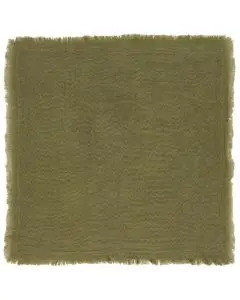 Ib Laursen Stofserviet Dobbeltvævet 40x40cm - Olivengrøn