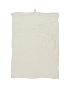 Viskestykke vaffelmønster hvid