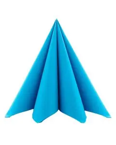 Sovie stofligende serviet 40x40cm - 12stk Aqua Blå