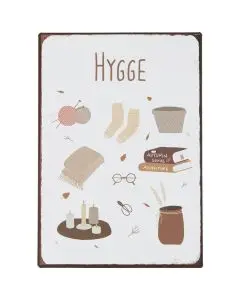 Metalskilt - Hygge 2