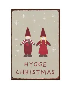 Metalskilt Hygge Christmas