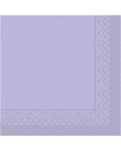 Sovie 40x40 3-lags 20stk serviet - Lilla