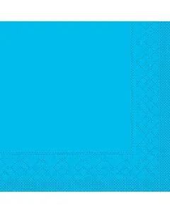 Sovie 40x40 3-lags 20stk serviet - Aquablå