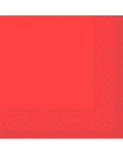 Sovie Frokostserviet 3-lags 20stk  - Rød