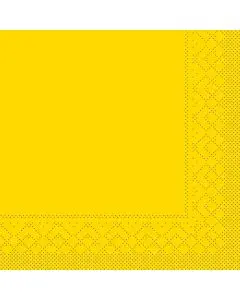 Sovie Frokostserviet 3-lags 20stk - Gul