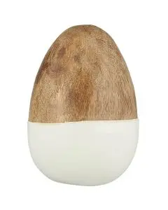 Påskeæg stående - Hvid