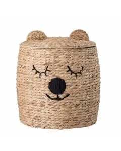 Bloomingville MINI Dolma Kurv m/Låg Vandhyacint - Natur