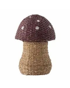 Bloomingville MINI Corintha Kurv m/Låg Søgræs - Rød