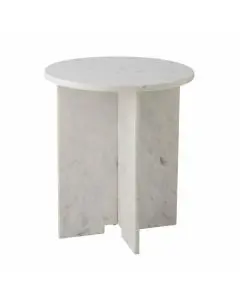Bloomingville Jasmia Sidebord Marmor - Hvid