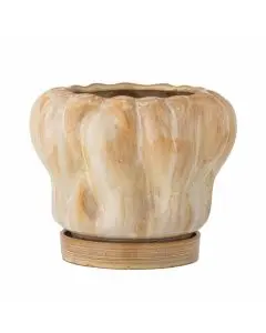 Hollis Urtepotte m/underskål natur 