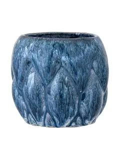 Urtepotteskjuler Blå Stentøj