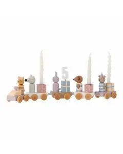 Bloomingville MINI - Junaid fødselsdagstog rosa